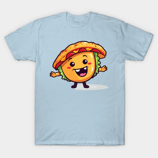 kawaii Taco T-Shirt cute potatofood funny T-Shirt by nonagobich